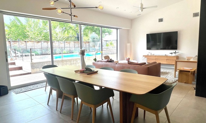 Westwood House | Austin Lux 4BR w/Wellness Center-Heated Pool/Sauna & Cold Plunge in Westlake