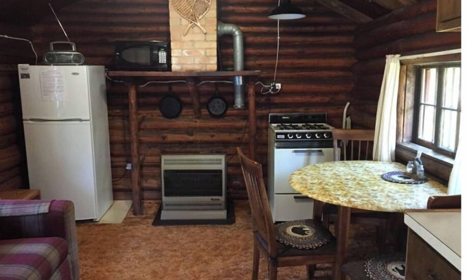 Northome Cabin | Authentic Log Cabin Pet Friendly Northshore Bay Resort Island Lake