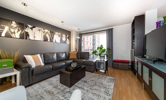 North Central Edmonton Condo | Awesome view, clean stylish decor, and undergound parking