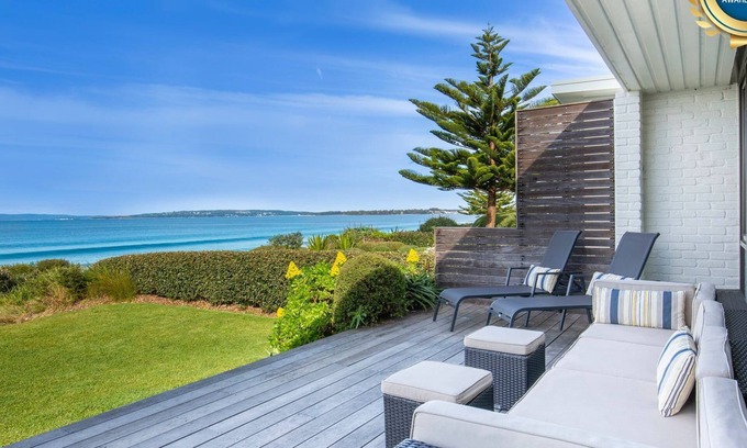 Callala Beach House | Azure Absolute Beachfront - Pet Friendly