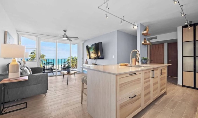Isla Verde Apartment | Azure Breezes | Modern Sanctuary by the Beach