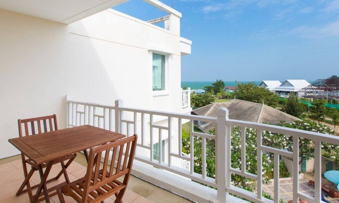 Khao Takiab Apartment | Baan PooLom HH 2Bedroom Apt SeaView:BDB
