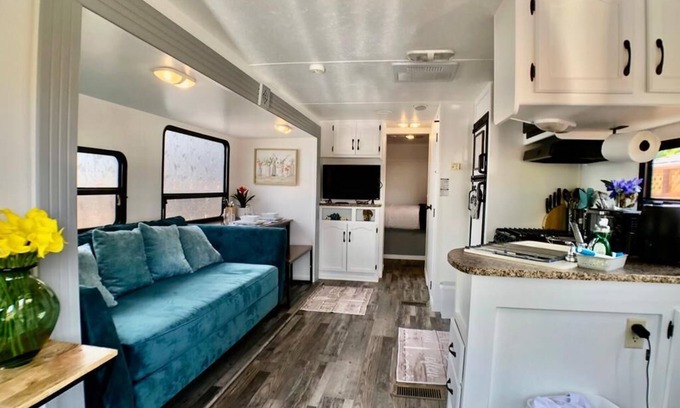 Castro Valley RV Rental | Backyard Glamping in Camper RV