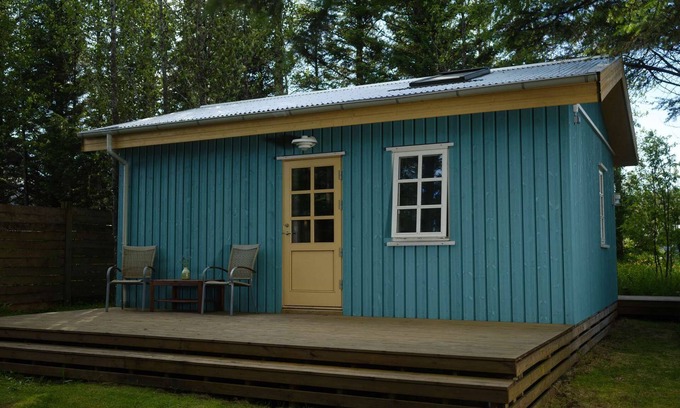 Hveragerdi House | Backyard Village - Turquoise House