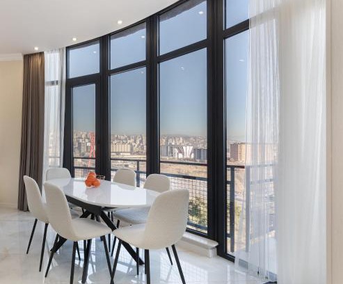 Tbilisi Apartment | Bagebi Views - Spacious Apartment with City Views