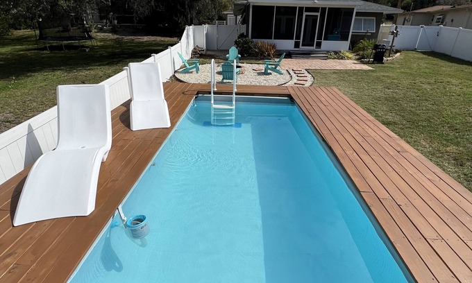 Holiday House | Baileys Bluff Waterfront Escape, Heated Pool near Gulf Island Beaches