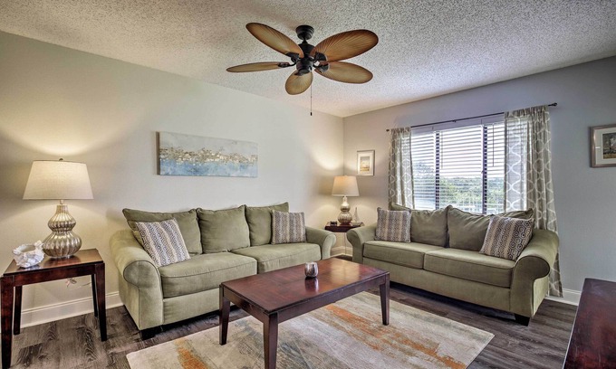 Tierra Verde Condo | Balcony & Pool: Gulfview Tierra Verde Escape!