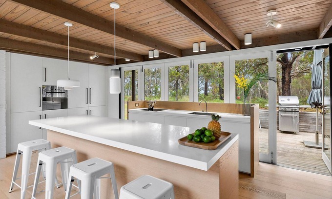 Bells Beach House | Ballawinne - a stunning mid-century inspired private retreat at Bells Beach