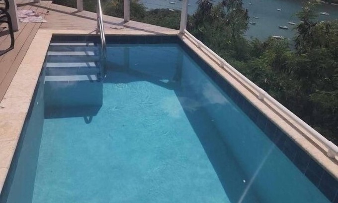 Estate Emmaus Villa | Bambooshay is a 2BR, 2BA private villa with AC, pool, hot tub & auto generator!