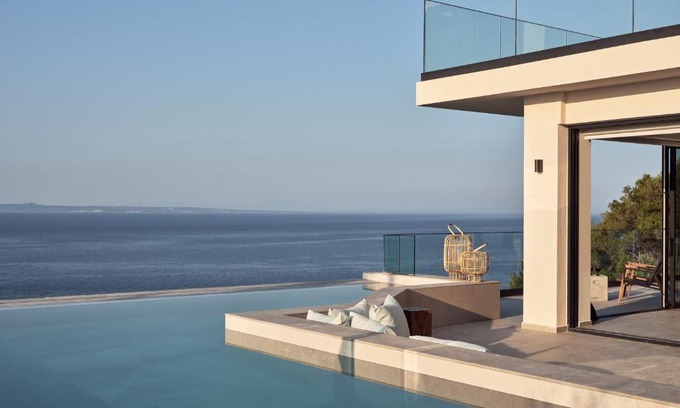 Argassi Villa | Bardo Villa, Endless Blue with Heated Pool, By ThinkVilla