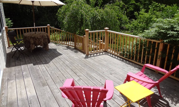 Saco Apartment | Barn Apartment on Small Organic Farm Near Beaches