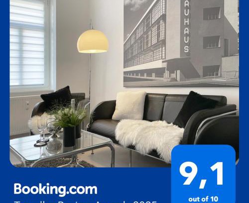 Gera Apartment | BAUHAUS Design-Luxus Apartment, 20er Jahre Stil, Garten