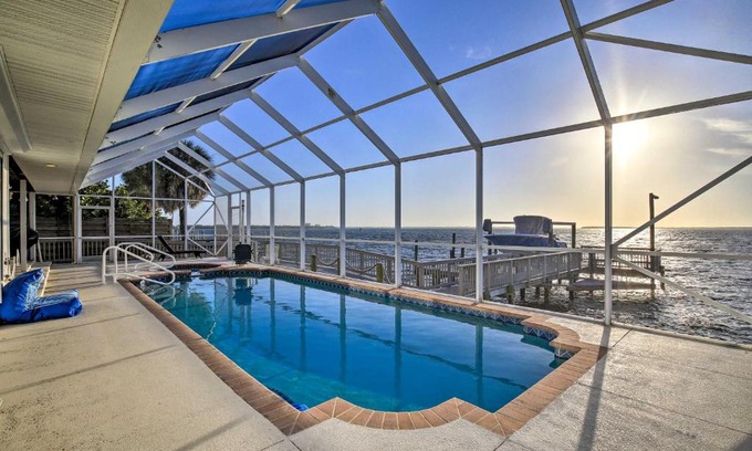 Bay Colony House | Bayfront Palmetto Retreat with Pool, Spa and Dock!