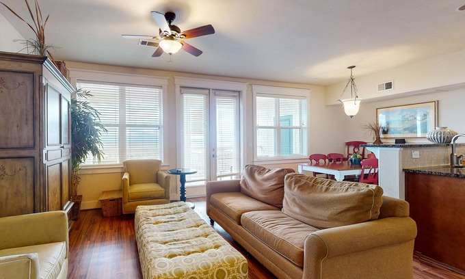 Red Fish Cove Condo | Bayside dog-friendly condo w/views, pool & hot tub - walk to beach & Beach Club