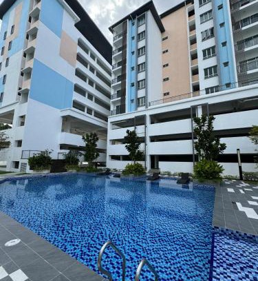 Kampung Bukit Merbah Apartment | Bayu Temiang Luxury Design 7~8 Pax