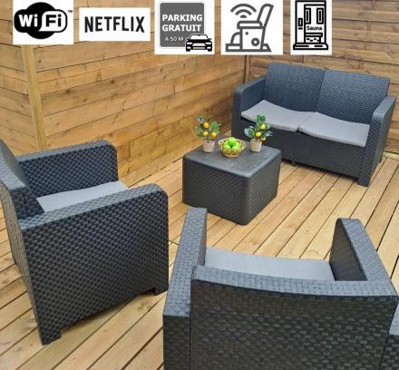 Le Bizet Apartment | Be Zen ô Bizet Sauna Fauteuil Massant Jardin