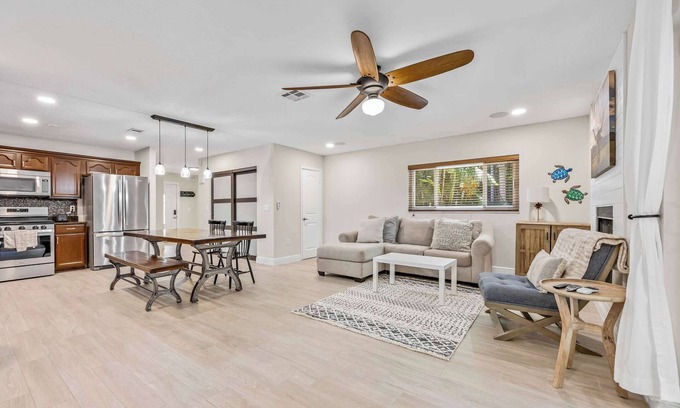 Cocoa Beach House | Beach Getaway Townhome | Walk to Beach & Downtown