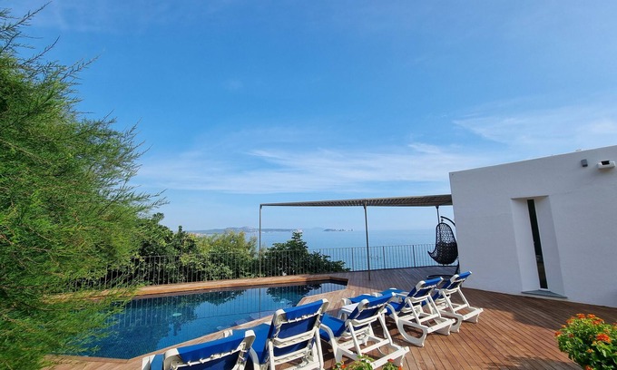Begur Villa | Beach of Pals Beachfront Villa Feet in the Water Panoramic View of the Bay