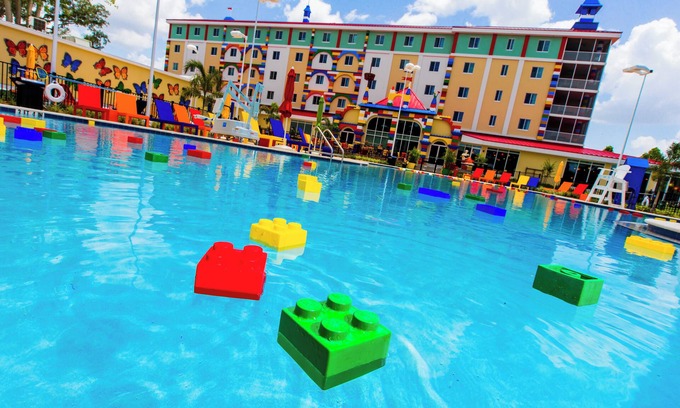 Cypress Gardens Hotel | Beach Retreat Bungalow: Family Joy, LEGO Surprises, Steps from the Waterpark