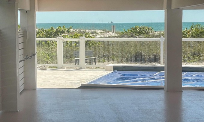 Madeira Beach House | Beach View, Private Plunge Pool, Charming 1938 Bungalow Madeira Beach Johns Pass