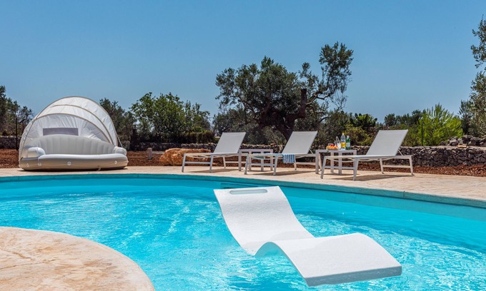 Torre Suda Villa | Beach villa with private pool - surrounded by big green and peaceful garden