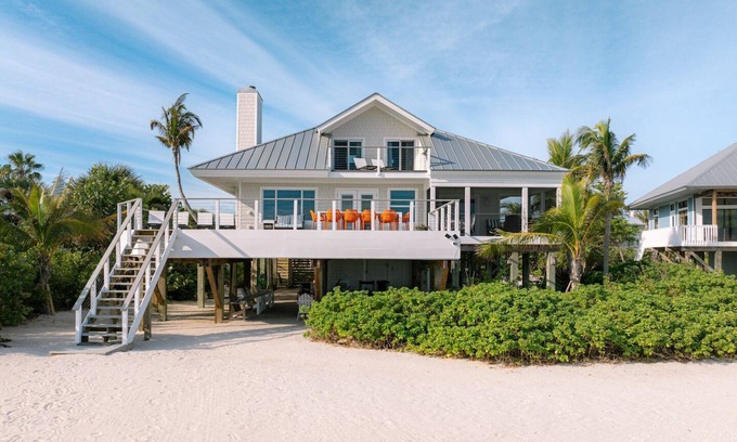 North Captiva House | Beachfront 3-Bedroom Oasis on North Captiva Island