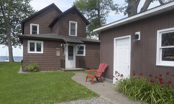 Sylvan Beach House | Beachfront, 5 Bedroom Home w/Tennis/pickle-ball Court