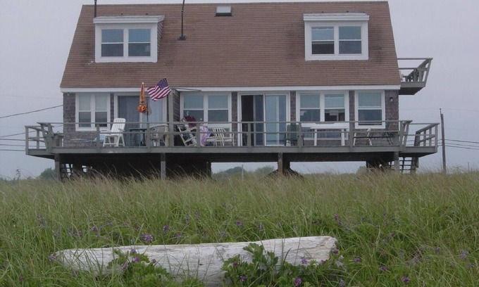 Charlestown Cottage | Beachfront 6-bedroom cottage, Step right onto the beach! 30 min. to Newport.