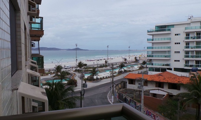 Vila Nova Apartment | Beachfront apartment, Praia do Forte, Cabo Frio, RJ