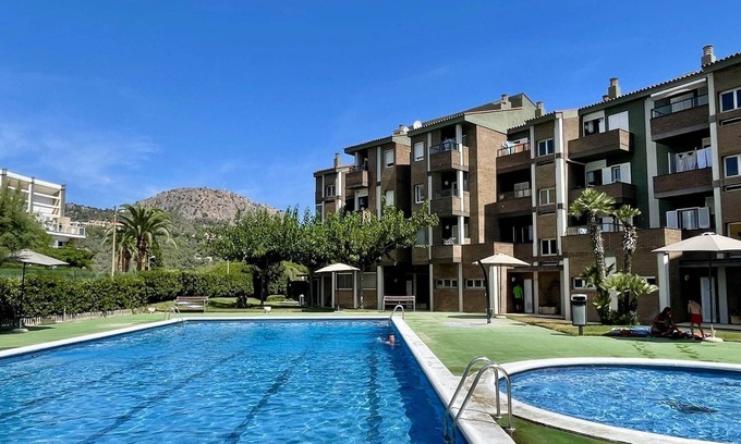 Aiguablava Apartment | Beachfront Apartment in Spain with Pool Access