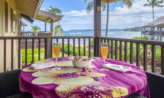 Wainiha Condo | Beachfront Escape w/Old Hawai'i Feeling - Fall Asleep Listening to the Waves