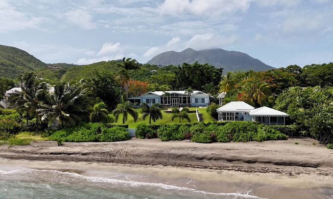Cliffdwellers Villa | Beachfront Estate with Pool and Tropical Garden
