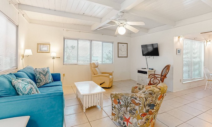 Surf Side Shores House | Beachfront home with furnished deck, great location, & WiFi