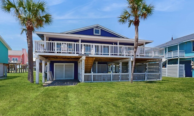 Spanish Grant House | Beachfront home with panoramic Gulf views - steps to beach & minutes to town