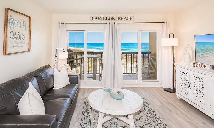 Sunnyside Condo | Beachfront LOWrise @ Pinnacle Port B3 Quiet Beach in Carillon Gated Community