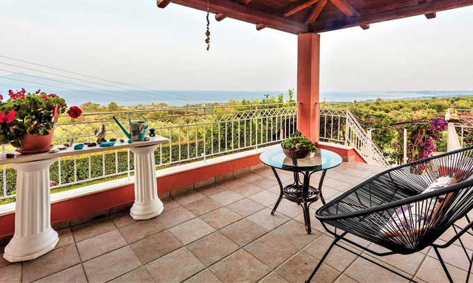 Messini House | Beachfront Panoramic Seaview - Galini Estate