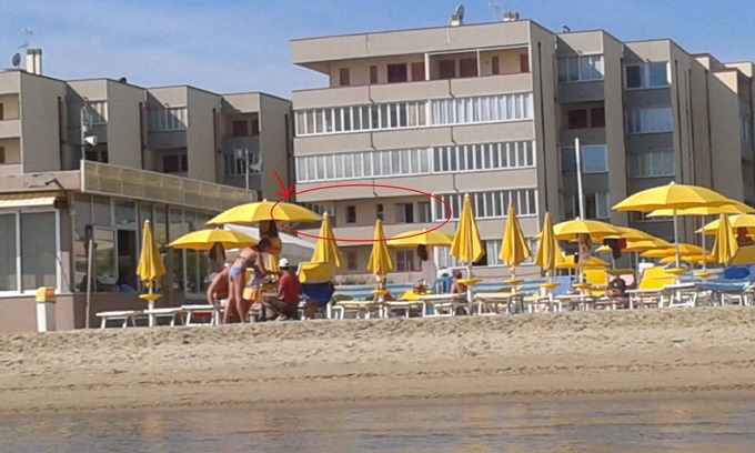 Lido Adriano Apartment | beachfront property, large balcony, unobstructed view of them