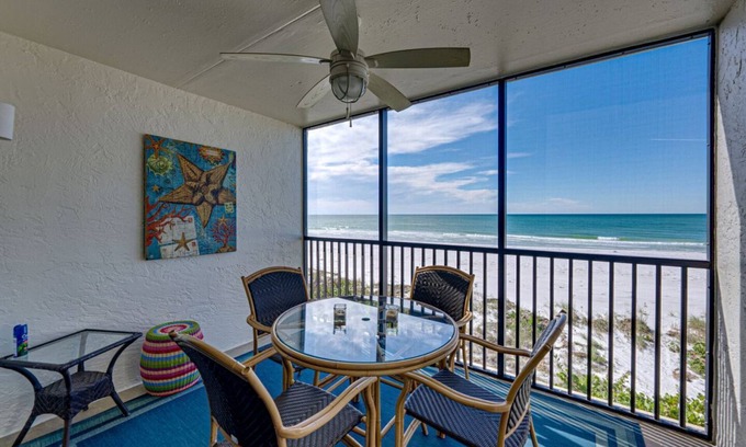 Boca Grande Condo | BEACHFRONT - Sea Oats -Completely Updated- All new LVP Flooring