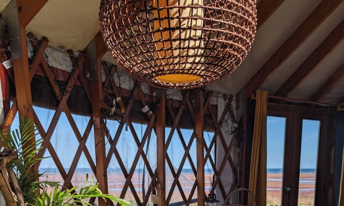 Botsford House | Beachfront Yurt.Just you and the Beach!