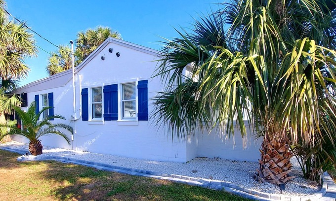 St. Augustine Beach House | Beachside Paradise steps to beach, Airbnb Top 1% home!