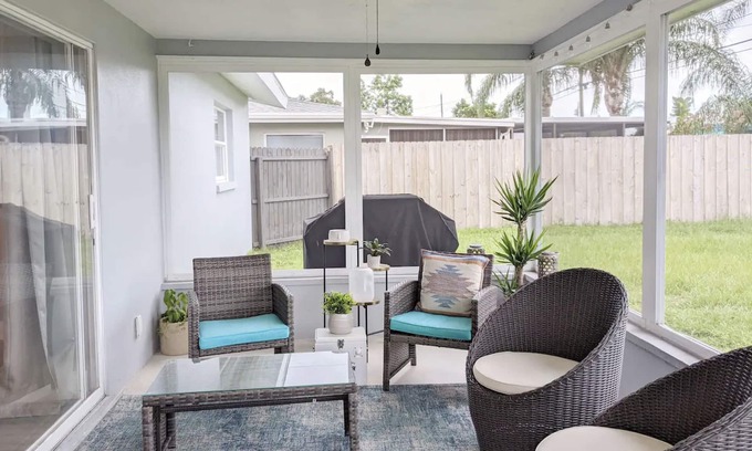 Clearwater House | Beachy-Modern, Pet-Friendly Home in Clearwater, perfect for multi-month getaways