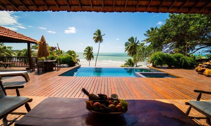 Passo de Camaragibe House | Beautiful Beachfront Villa - ALA018