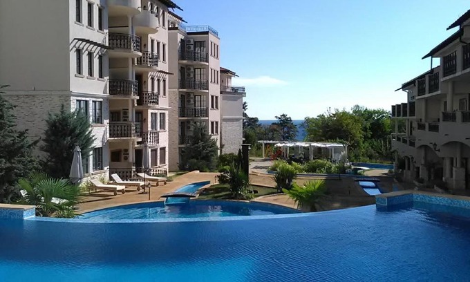 Obzor Apartment | Beautiful 1st-Line Seaview Private Appartement in The Cliff resort