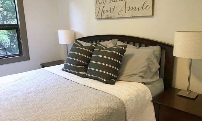 South Pandosy Condo | Beautiful 2nd Floor Condo on Quiet Creekside