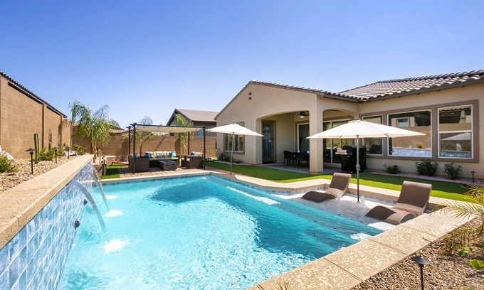 Estrella Mountain Ranch House | Beautiful 4 Bdrm 3 Bath Home with Private Heated Pool