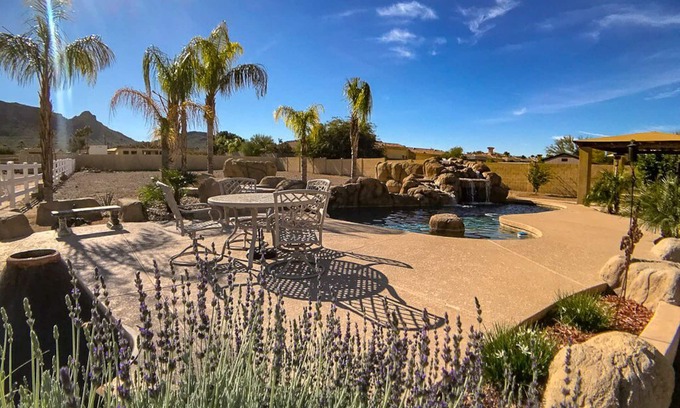 North Mountain House | Beautiful 4Bd 2Ba Estate with Resort style pool and spa area on over an acre.