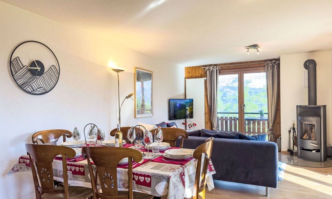 Les Mayens-de-Sion Apartment | Beautiful apartment for 6 guests with WIFI, TV and balcony