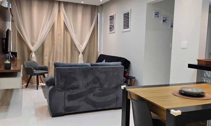 Aparecida Apartment | Beautiful apartment in Santos, just a few steps from the beach and close to Praiamar Shopping Mall
