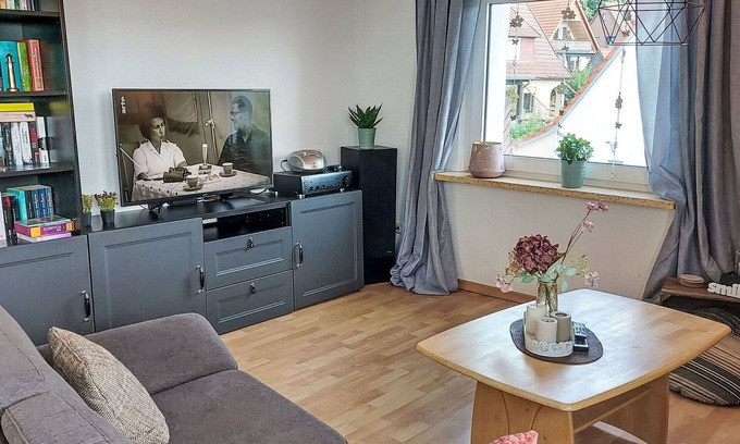 Osterode am Harz Apartment | Beautiful apartment for 4 guests with WIFI, TV, terrace, pets allowed and panoramic view