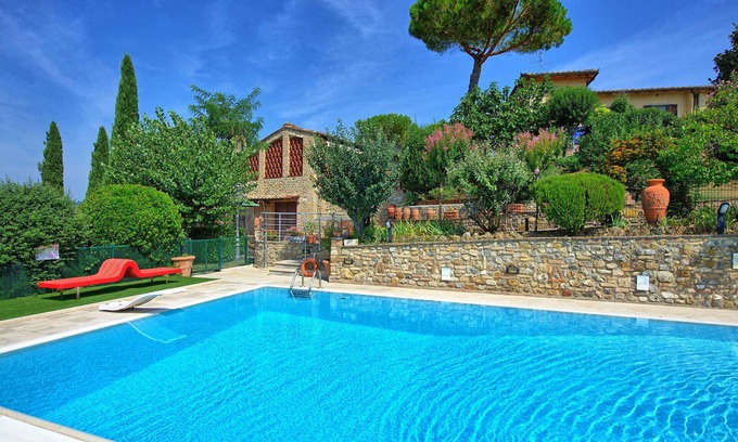 San Gimignano Apartment | Beautiful apartment for 2 guests with A/C, WIFI, pool, TV and panoramic view